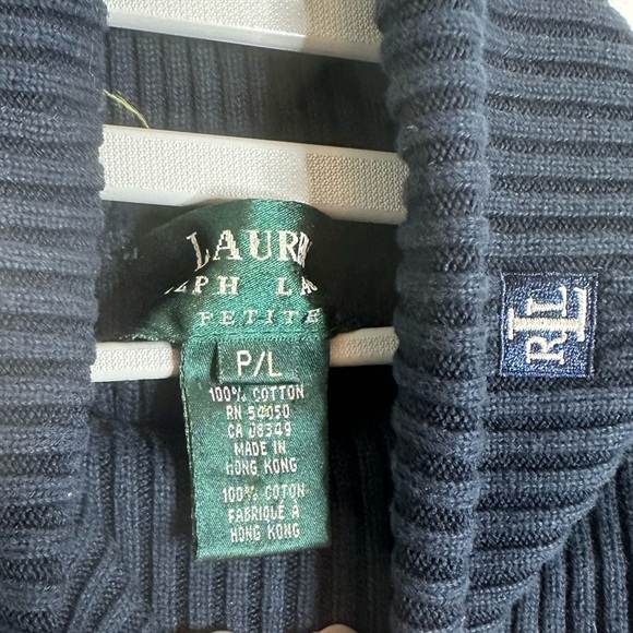 Lauren Ralph Lauren Petite Ribbed Turtleneck - Picture 4 of 5
